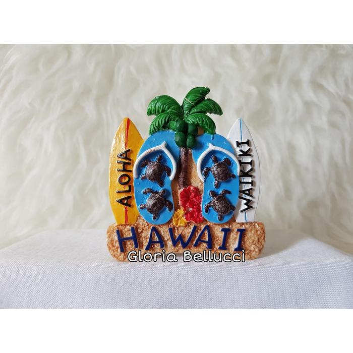 SOUVENIR MAGNET KULKAS NEGARA NEWYORK HAWAII