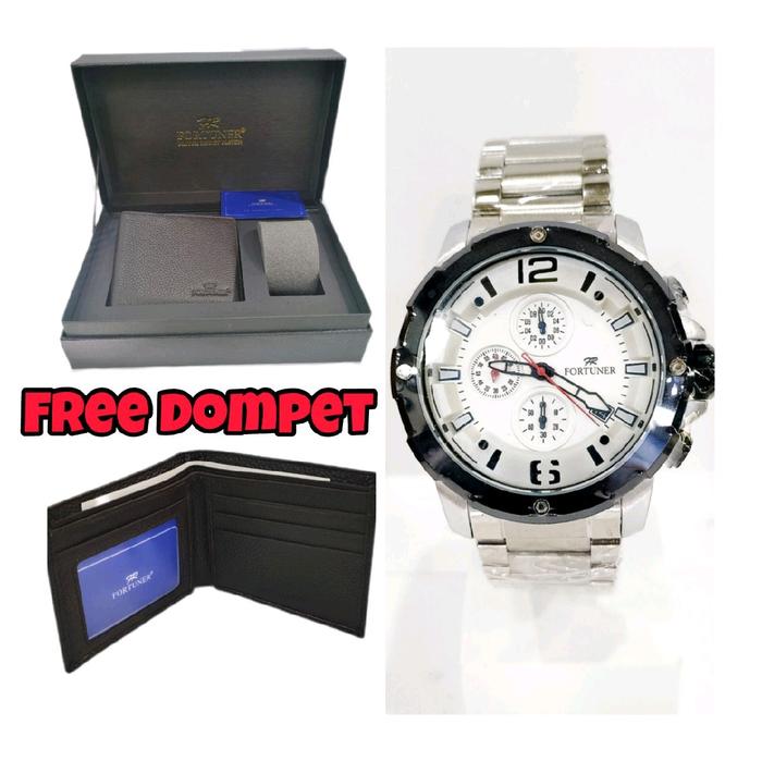 fortuner 3589 bonus dompet jam tangan pria