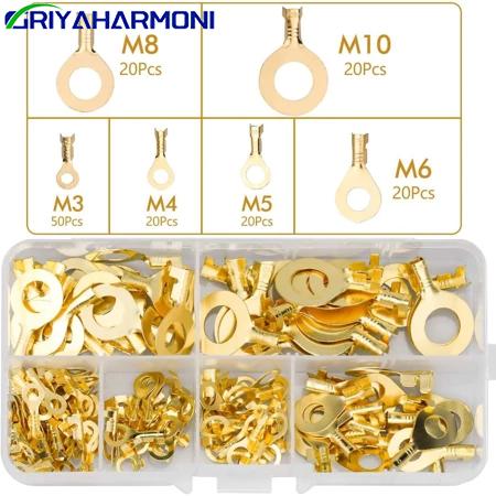 【Cod】150 Pcs Terminal Bulat Kabel/Skun Konektor Gepeng/Terminal Skun Bulat/Skun Bulat Aki