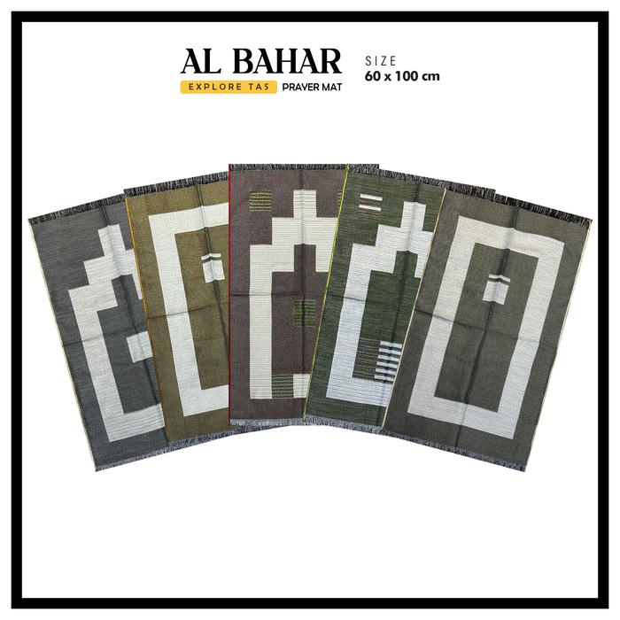 Sajadah Lipat Travel Halus Premium Al Bahar 60x100 Cm