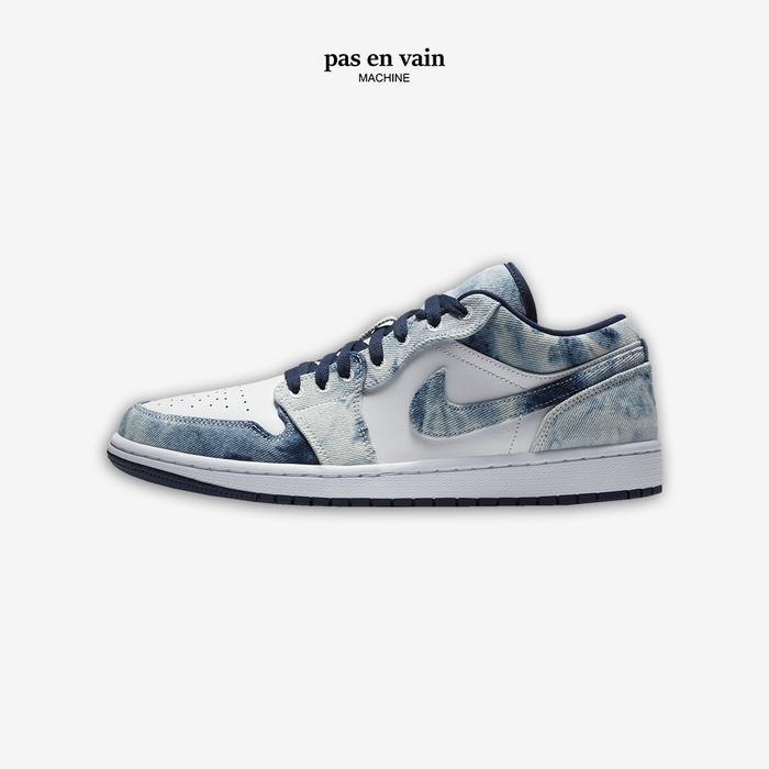 Air Jordan 1 Low Washed Denim 100% Original