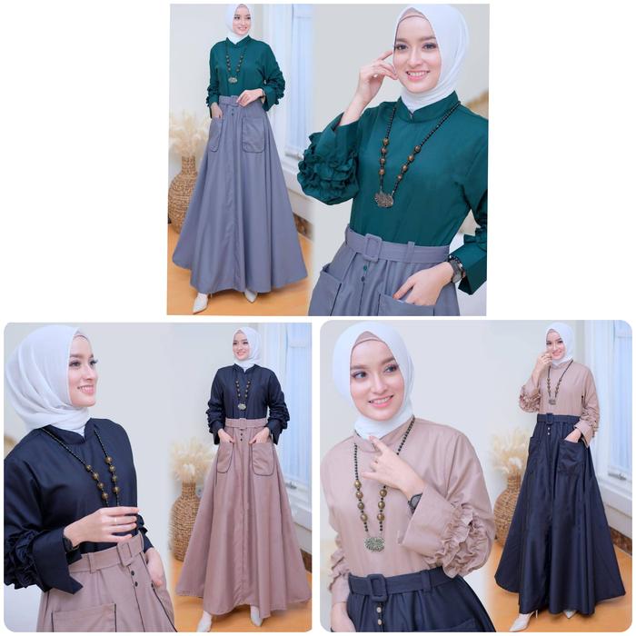 shofiya maxy dress wanita muslim/gamis shofiya cantik