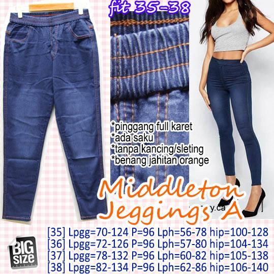 MIDDLETON JEGGING A,JEGGING JUMBO WANITA,JEGGING BIGSIZE CEWEK