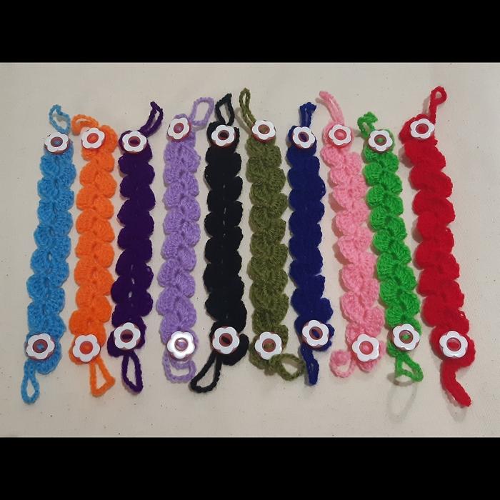 konektor masker hijab rajut | konektor masker rajut | konektor masker