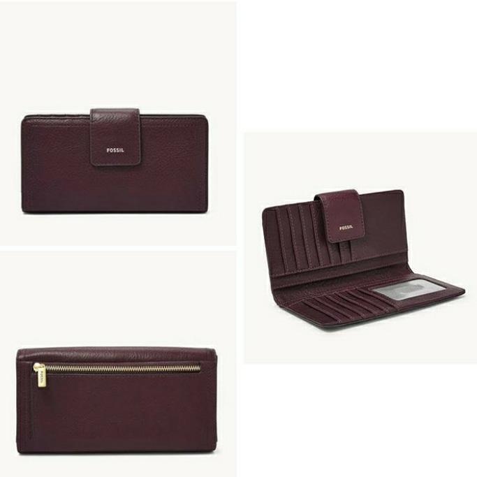 DOMPET WANITA FOSSIL ORI - FOSSIL LOGAN CLUTCH FIG