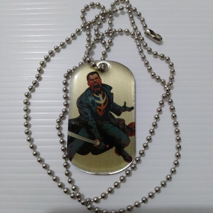 Kalung dog tag marvel dossier blade