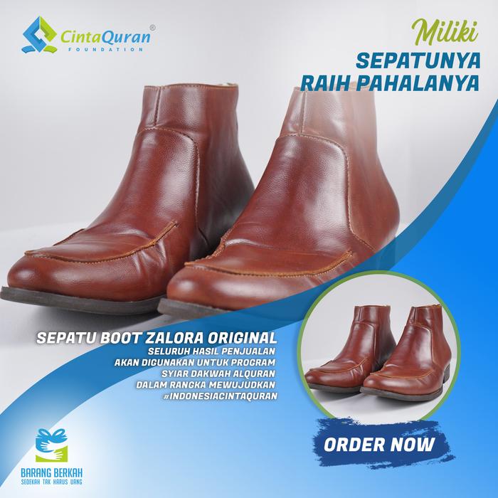 Sepatu Boot Zalora Original