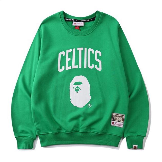 SWEATER CREWNECK BOSTON CELTICS BAPE NBA NHL NFL MLB