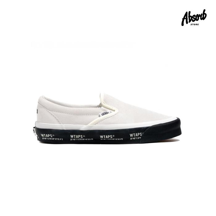 Vans Vault OG Classic Slip-On LX x WTAPS “GPS” (White/Black)