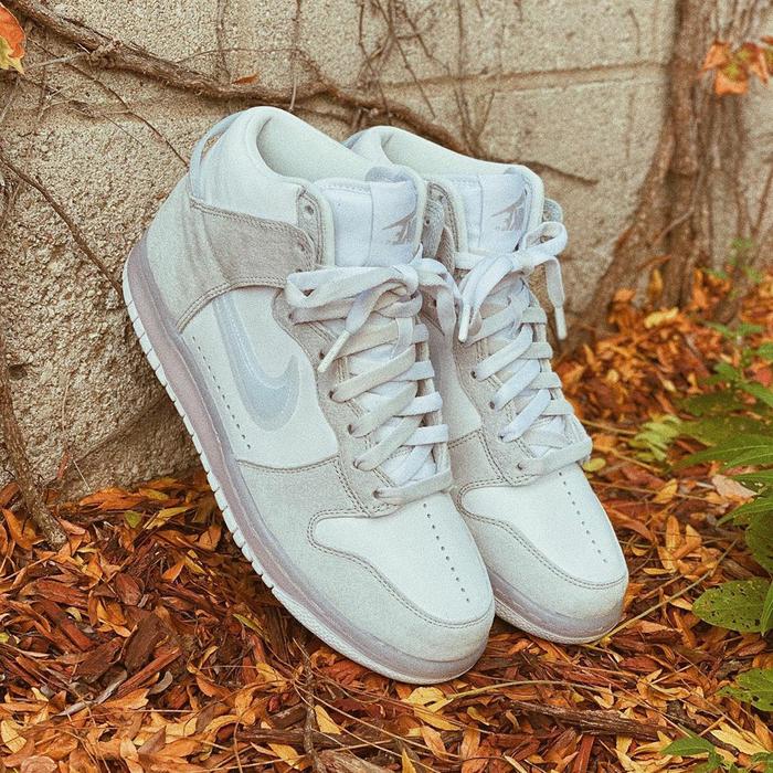 Slam Jam x Nike Dunk High "White Platinum"