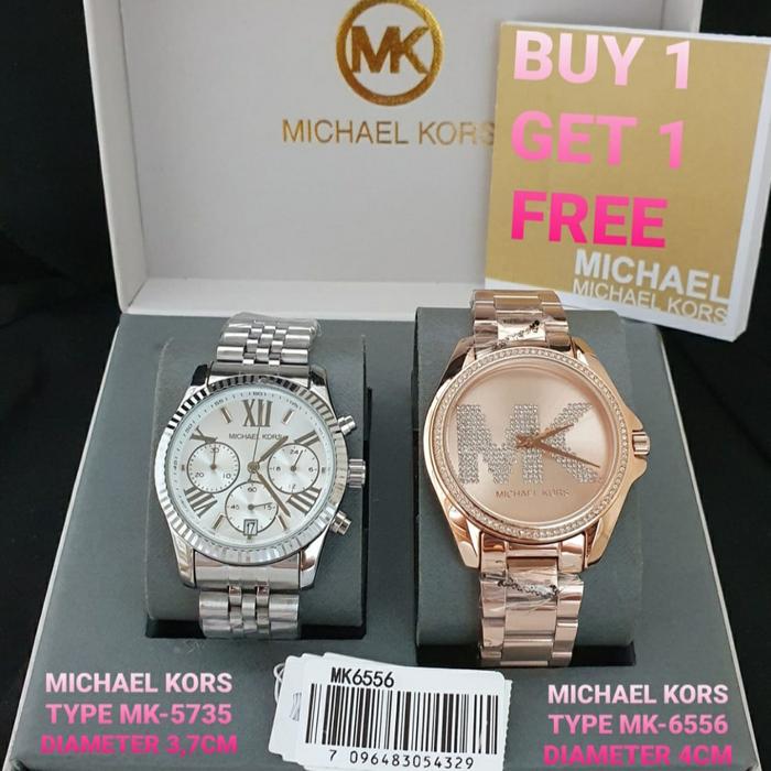 Jam Wanita Mic Haell Korss MK 6556 Buy 1 Get 1 Fullset Original 4.0cm