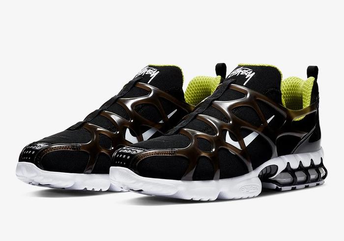 Stussy x Nike Air Zoom Spiridon Kukini "Black"