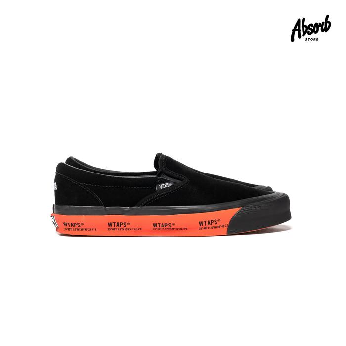 Vans Vault OG Classic Slip-On LX x WTAPS “GPS” (Black/Orange)