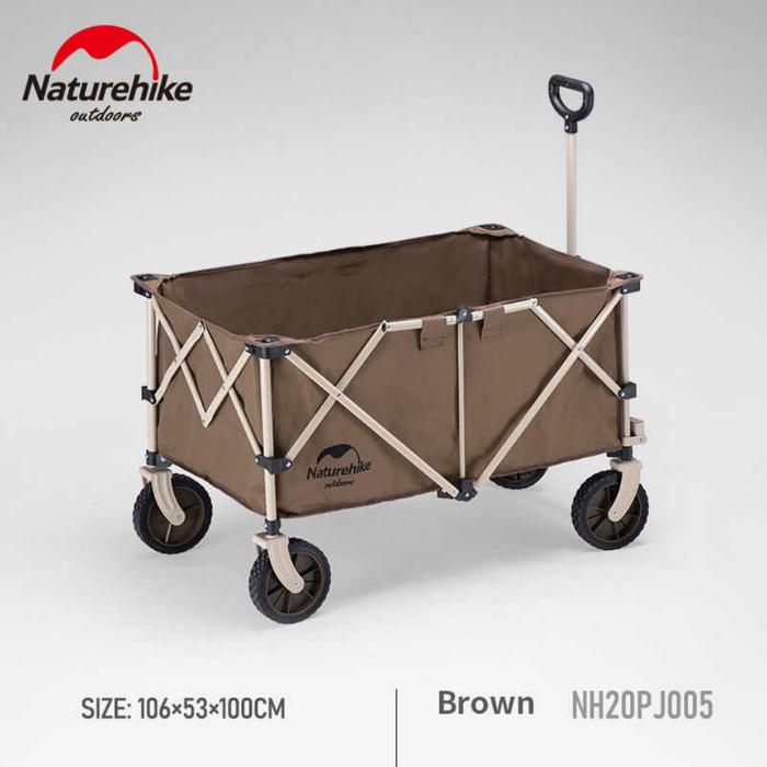 GEROBAK LIPAT NATUREHIKE NH20PJ005 FOLDING TROLLEY FOLDABLE