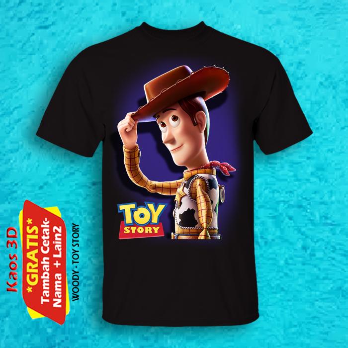 T-SHIRT TOY STORY-4 FOR KIDS 2 YRD - 12 YRD / KAOS TOY STORY#4 ANAK