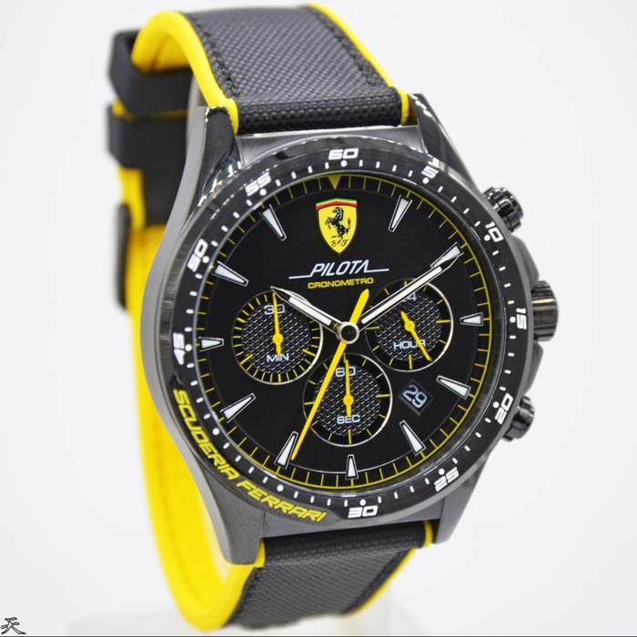 Jam Tangan FERRARI 0830622 PILOTA Original