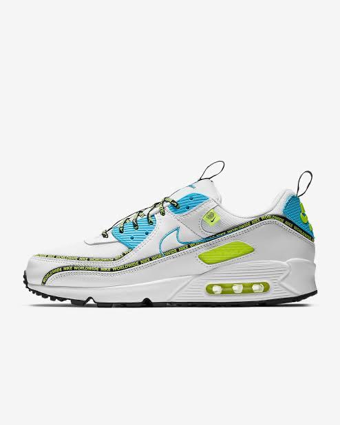 NIKE AIR MAX 90 SE WORLDWIDE WW PACK WHITE BLUE FURY VOLT ORIGINAL