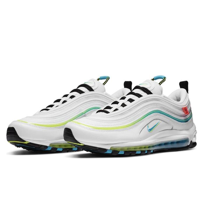 NIKE AIR MAX 97 SE WORLDWIDE WW PACK WHITE BLUE FURY VOLT ORIGINAL