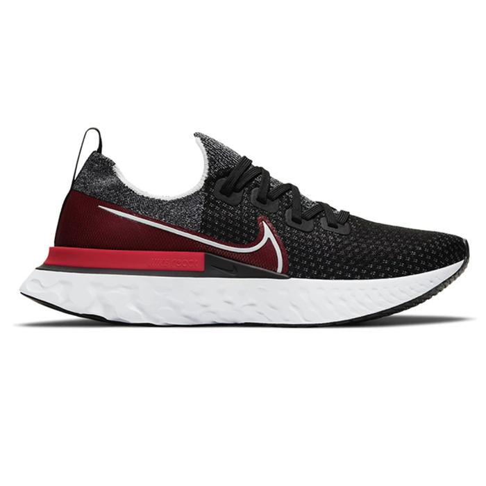 Nike React Flyknit Infinity Run, Black/White/University Red