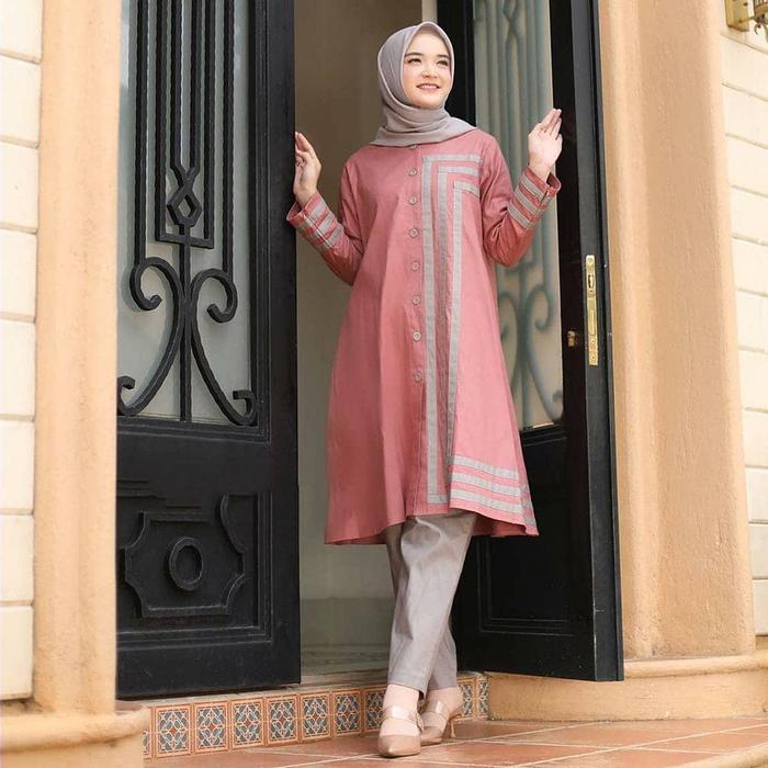 ALYA TUNIK Baju Tunik Simple Atasan Tunik Terbaru 2020