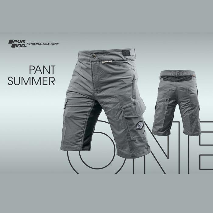 CELANA PENDEK SEPEDA PVR SUMMER Grey - MTB short pants