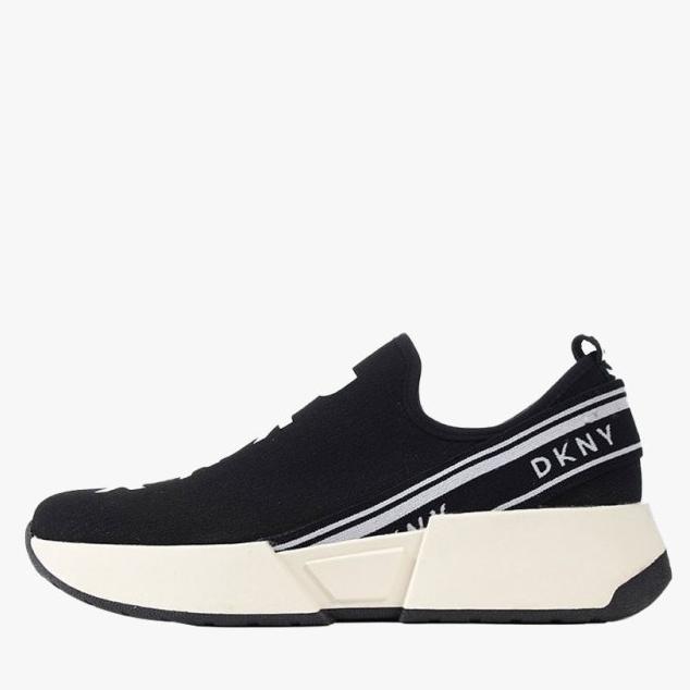 SEPATU SNEAKER WANITA DKNY K108 BLACK ORIGINAL