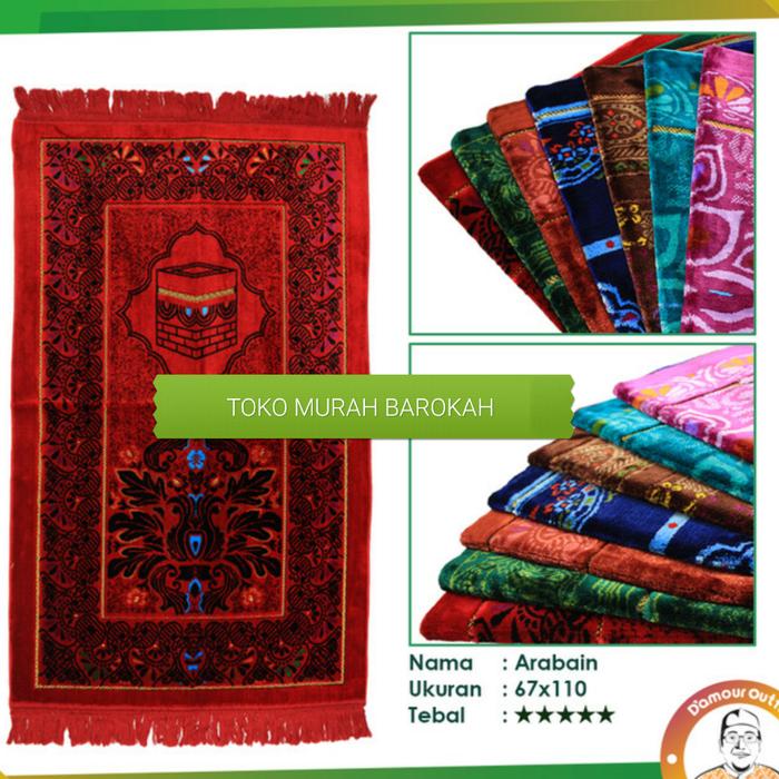 SAJADAH ARBAIN ULTRA HIGH QUALITY TERBAIK TEBAL LEMBUT WARNANYA CERAH