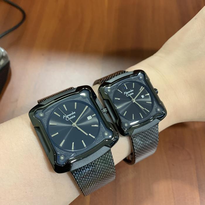 AC3030 FOTO ASLI JAM TANGAN ALEXANDER CHRISTIE COUPLE ORIGINAL