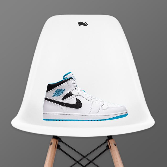 Jordan 1 Mid Laser Blue