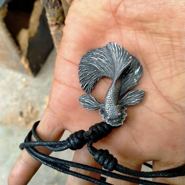 kalung gantungan kunci ikan cupang betta splendens