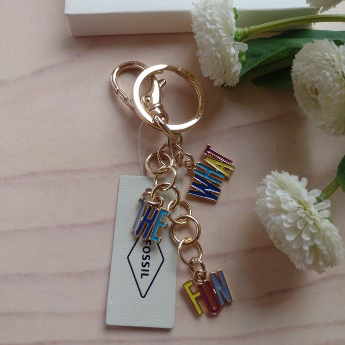 Fossil Fun Keyfob Gold
