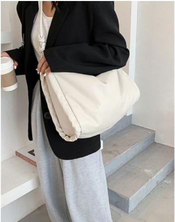 Tas Bahu Wanita Model Lipit -Tas Zara Tote Bag