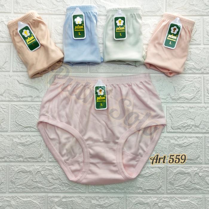 12PCS CELANA DALAM PLUM 559 L4 / XXXL
