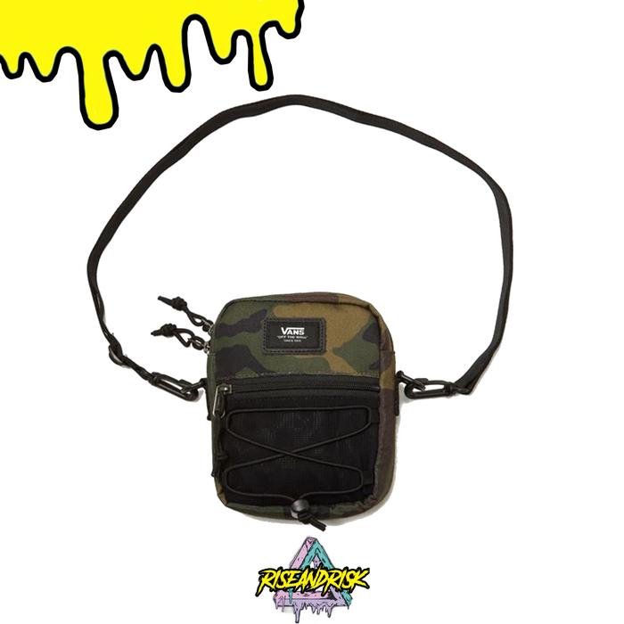 Vans Shoulder Bag Black Camo