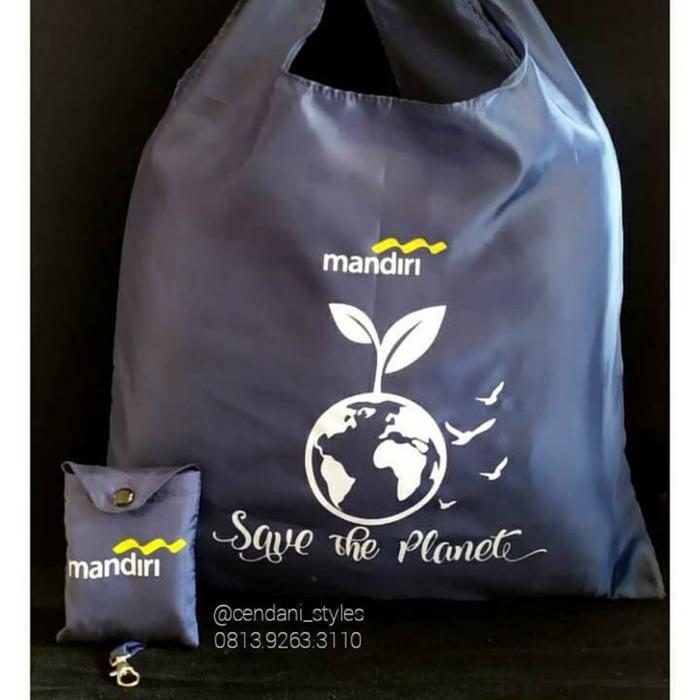 tas lipat belanja parasut custom sablon lucu