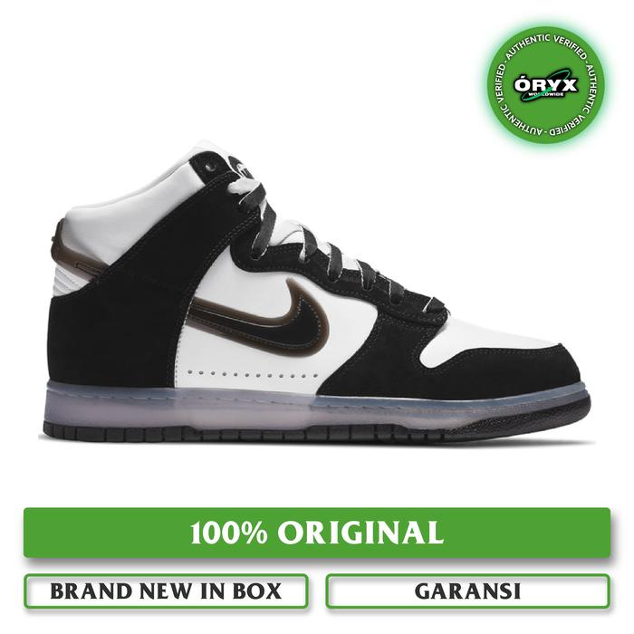 Nike Dunk High x Slam Jam White Clear Black