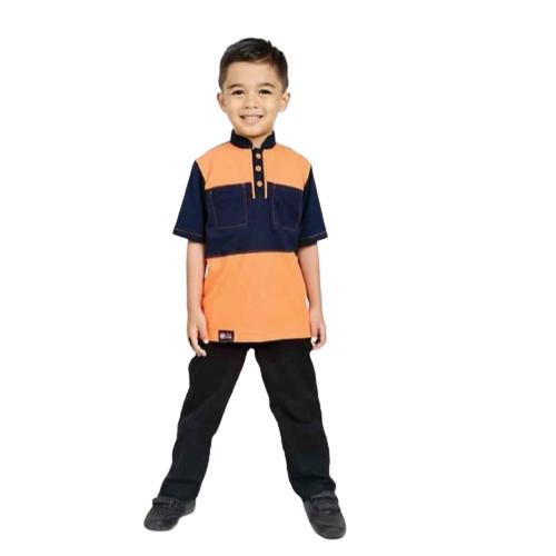 ZIDANE KIDS Baju Muslim Koko Set Anak Laki Laki Usia 5 - 6 Tahun