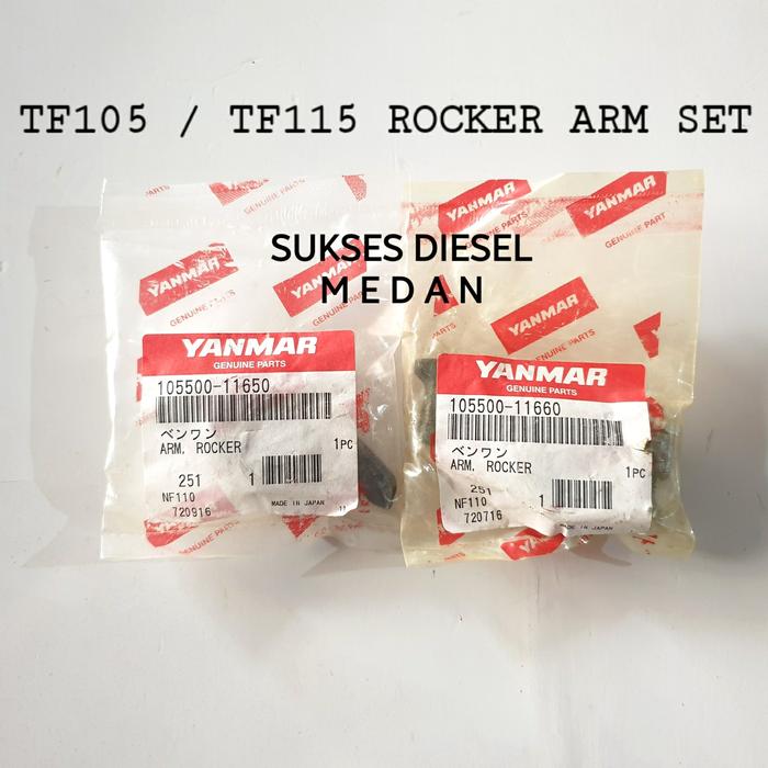 TF105 TF115 Rocker Arm Set Burung Piano Klep Mesin Yanmar ORIGINAL