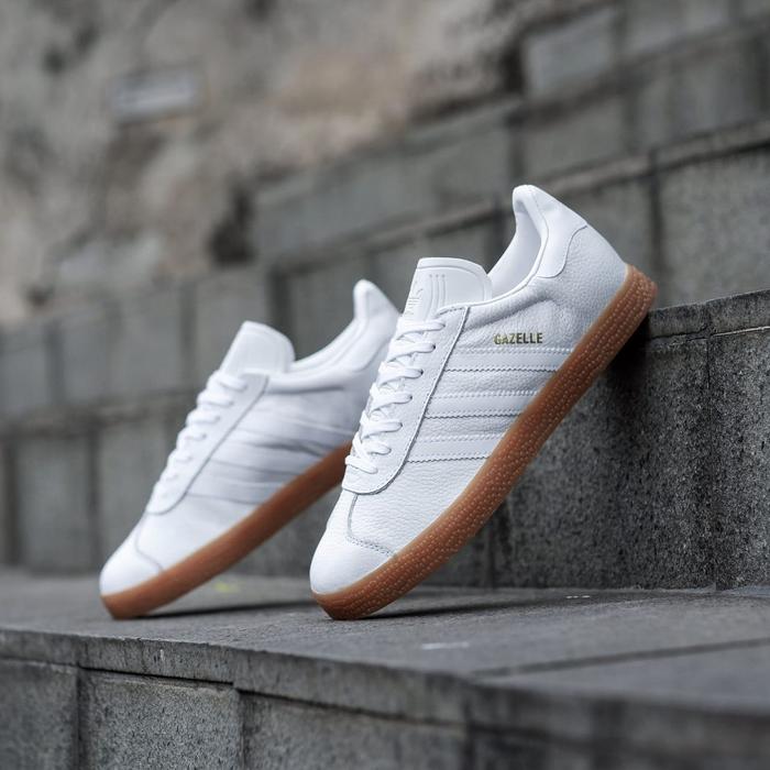 ADIDAS GAZELLE WHITE SOL GUM