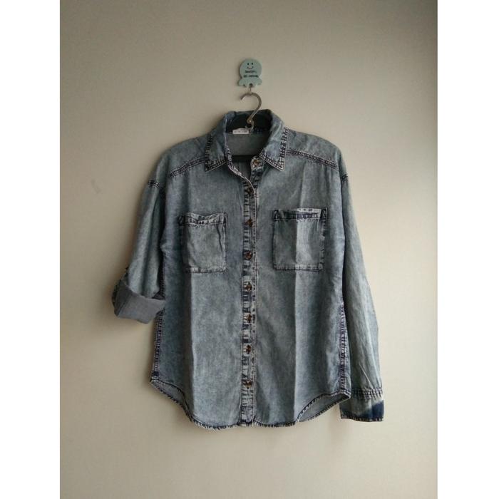 Blouse Katun Denim Acid INGNI