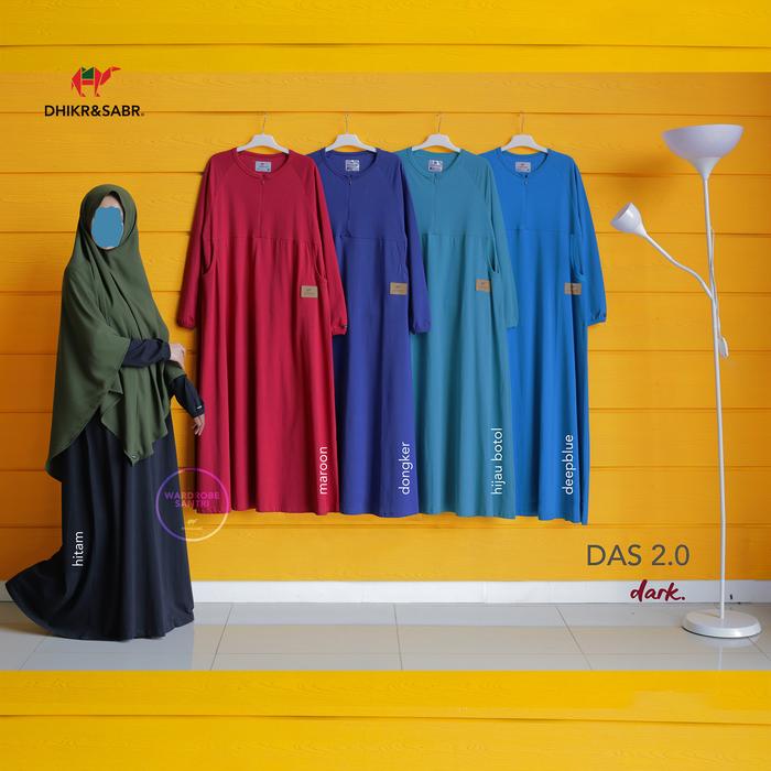 Terbaru Promo Gamis DHIKR&SABR - DAS 2.0 DARK Series 2020 (ORIGINAL)