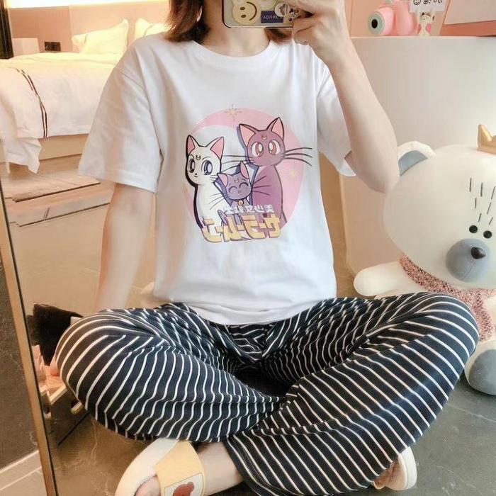 piyama baju tidur dewasa import sailor moon lucu