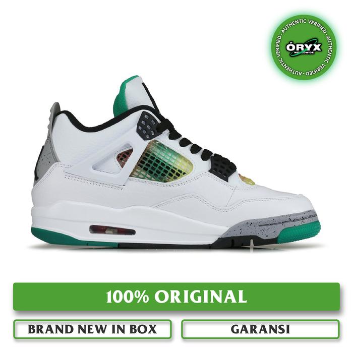 Nike Air Jordan 4 Retro Rasta White/University Red/Lucid Green/Black