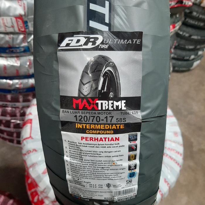 BAN FDR MAXTREME 120/70-17 TUBELESS