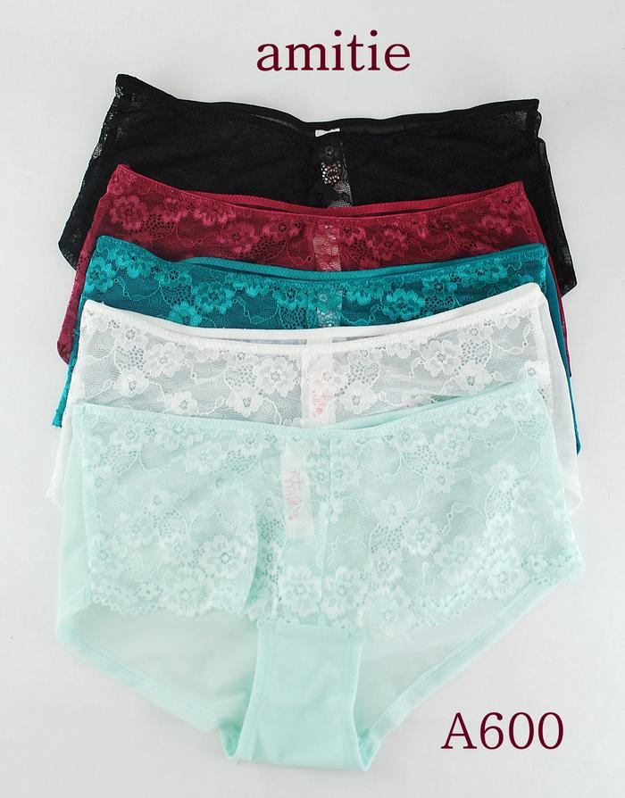 CELANA AMITIE LACE MODEL BOXSHORT HALUS, LEMBUT A600