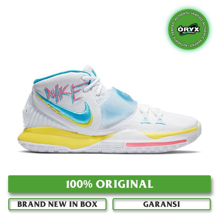 Nike Kyrie 6 EP Neon Graffiti / White / Blue Fury / Opti Yellow