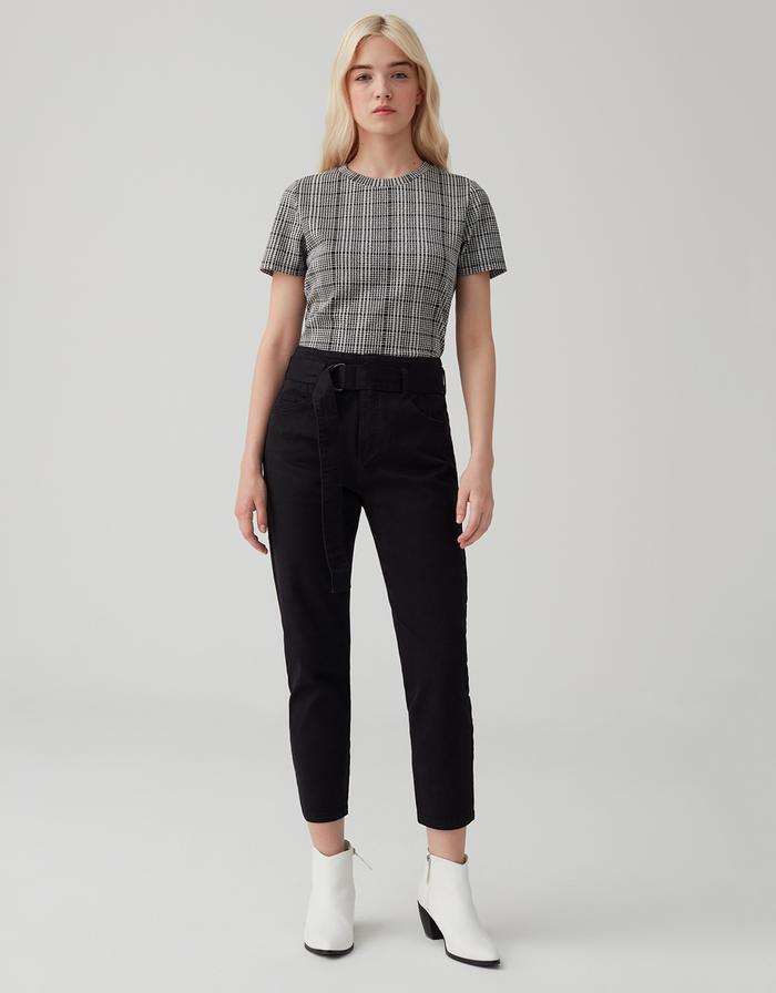 Celana Jeans Wanita Import Brand Italy OVS Paper Bag Trousers Pants