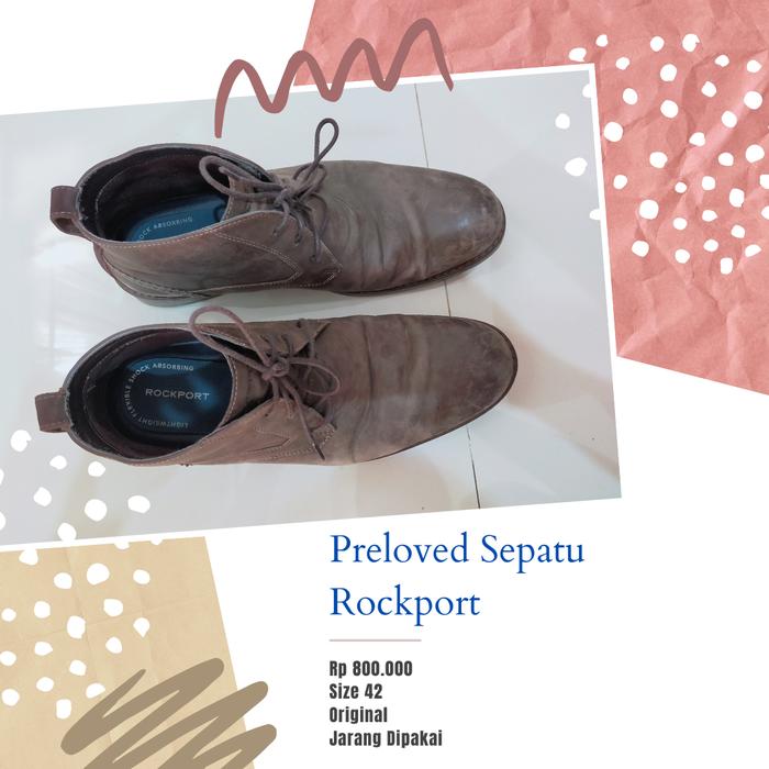 Preloved Sepatu Rockport Size 42