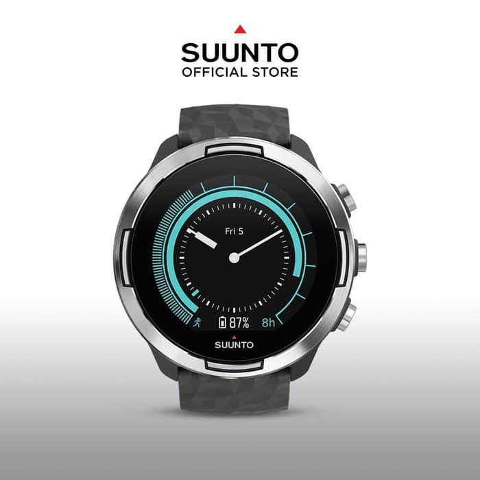 Suunto 9 Baro Black White Graphite Smartwatch Fitness Garansi Resmi Stainless Jam Bluetooth