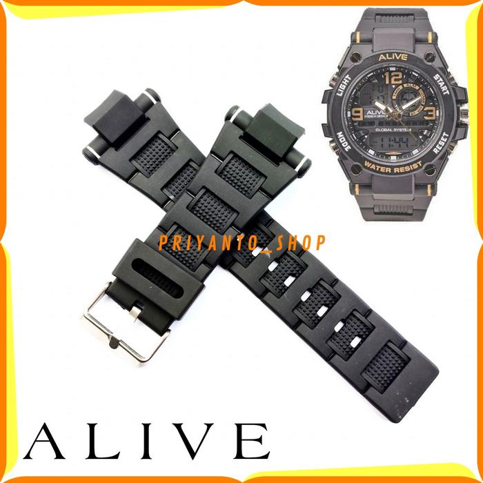 STRAP TALI JAM TANGAN SOPHIE PARIS ALIVE ADRIEN ORIGINAL RUBBER WATCH